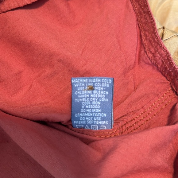 RK Performance Fishing Short Sleeve Men's Large Shirt Orange Multiple Pockets - Picture 11 of 11